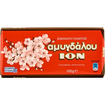 ION Chocolate with almonds 100g