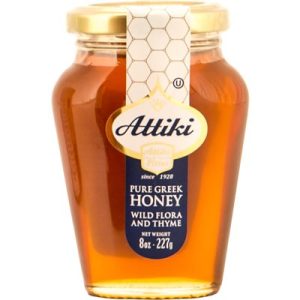 ATTIKI Greek Honey 8oz jar