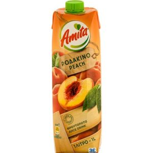 AMITA Peach Juice 1L tetra pak