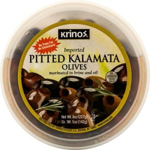 KRINOS Pitted Kalamata Olives
8oz cup
