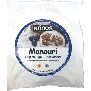 KRINOS Manouri Cheese 10oz (283g) vac pack