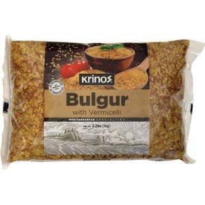 KRINOS Bulgur with Vermicelli
2.2lb (1kg) bag