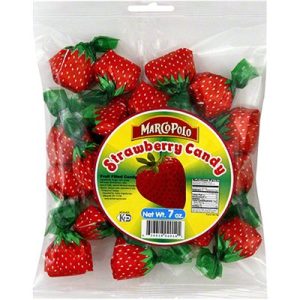 MARCO POLO Strawberry Candy 7oz bag
