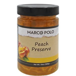 MARCO POLO Peach Preserve 13oz jar