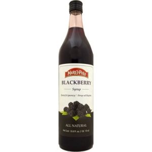 MARCO POLO Blackberry Syrup 1L (33.8oz) bottle