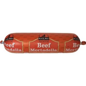BLACK BULL Premium Beef Mortadella 1lb pieces