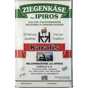 KARALIS Goat Cheese 12kg tin